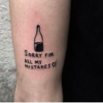 Sorry for all my mistakes tattoo