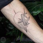Swiss army knife tattoo