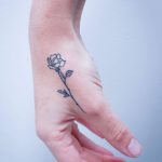 Tiny hand rose