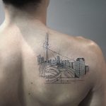Toronto cityscape tattoo