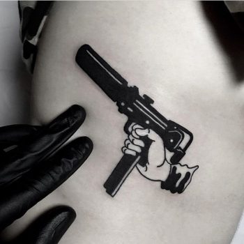 Uzi tattoo