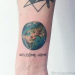 Welcome home tattoo