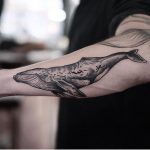 Whale tattoo by jonas