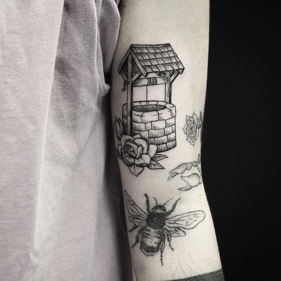 Wishing well tattoo