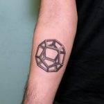 3d dodecahedron tattoo