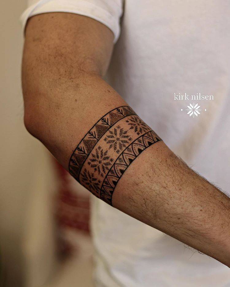Armband tattoo by kirk nilsen