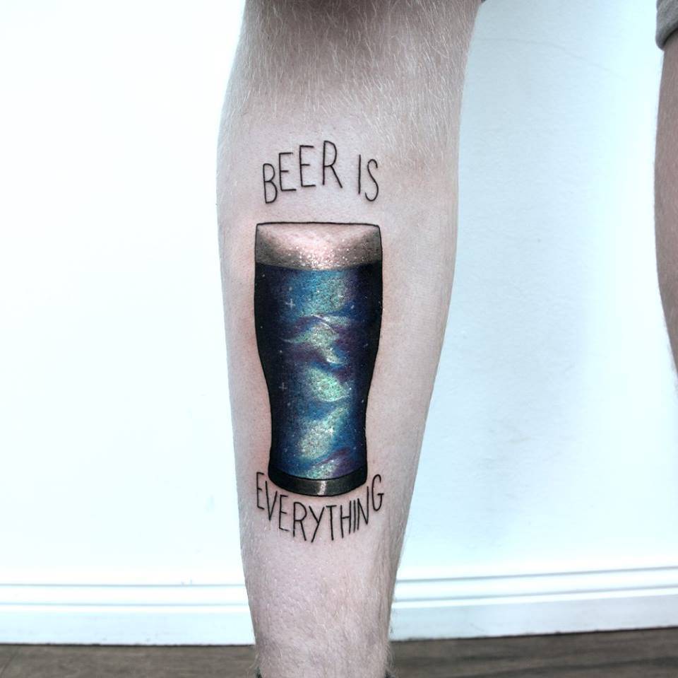 Beer is everything tattoo