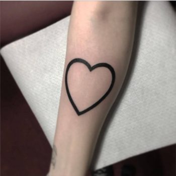 Black outline rose by mikkel