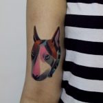 Bullterrier tattoo by sasha unisex