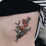 California poppies tattoo