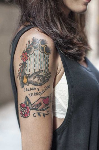 Calma y tranquilidad tattoo