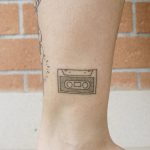 Cassette tape tattoo by beta pokes