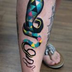 Colorful cobra tattoo by aleksy marcinów
