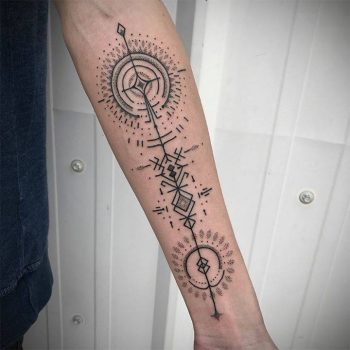 Custom ornament tattoo by kris davidson