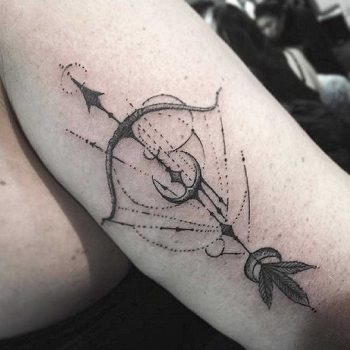 Custom sagittarius tattoo by unkle gregory