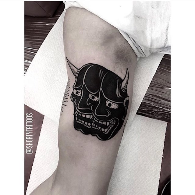 Double devil tattoo by ana