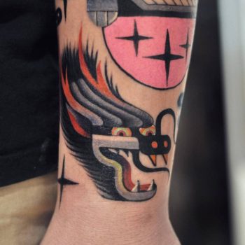 Dragon tattoo by david côté