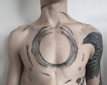 Enter the void tattoo on the chest