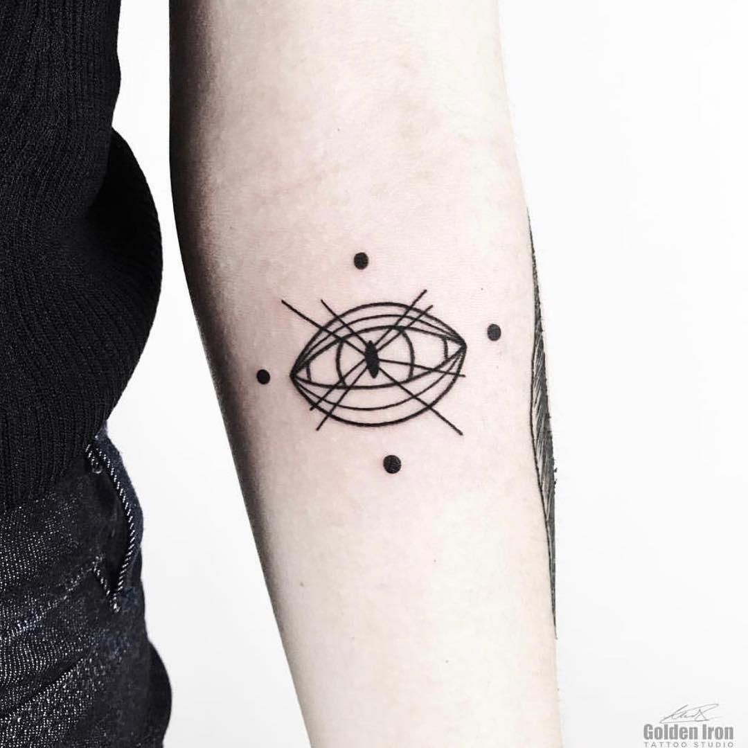 Eye tattoo by judy