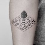 Geometric shapes tattoo by pablo torre