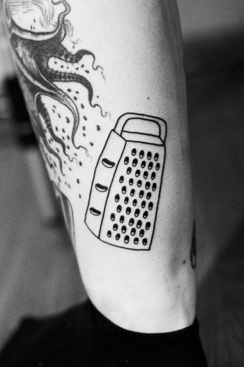 Grater tattoo
