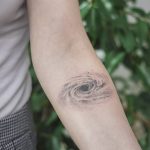 Hand poked galaxy tattoo by ponto tattoo