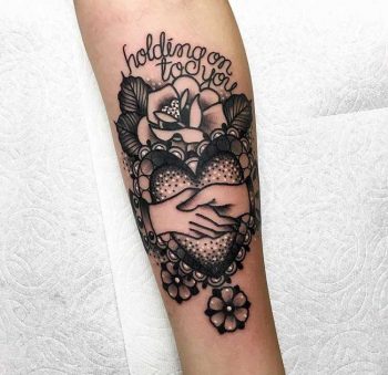 Hold on to you tattoo by roberto euán