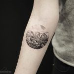 Landscape tattoo by calvin