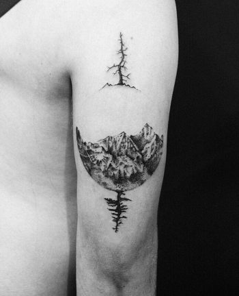 Landscape tattoo by jas fuketyfuk