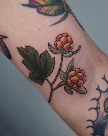 Little cloudberry tattoo