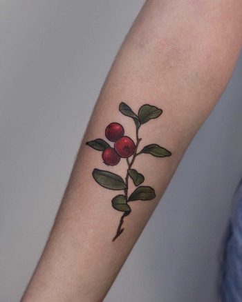 Little cranberry tattoo