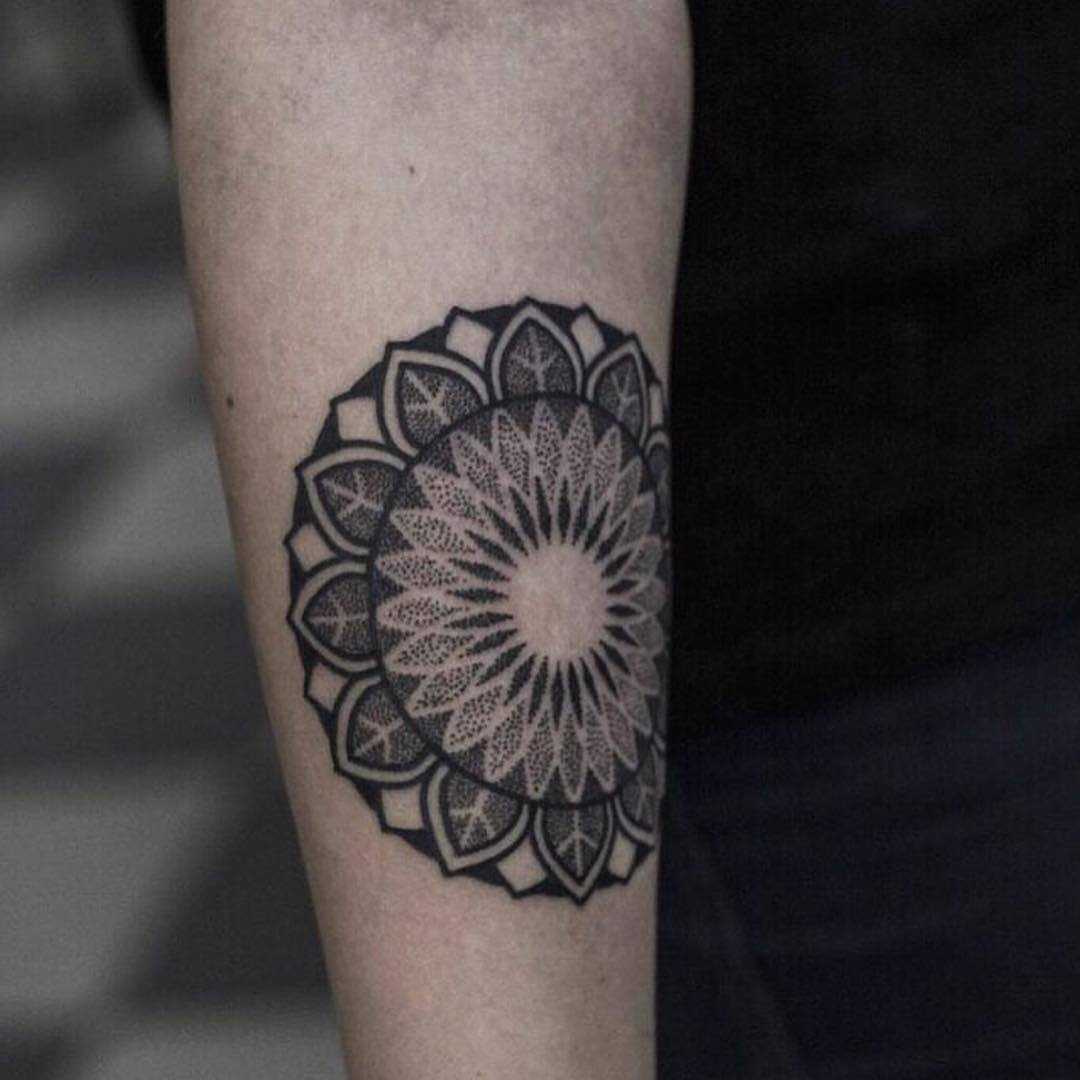 Mandala by blackbird tattoos