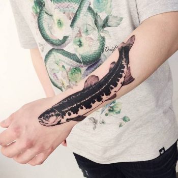Masu salmon tattoo