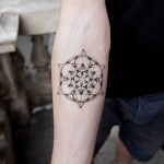 Meta seed of life cube tattoo by dogma noir