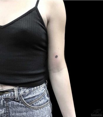 Micro rose tattoo by alex