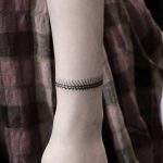 Millipede bracelet tattoo