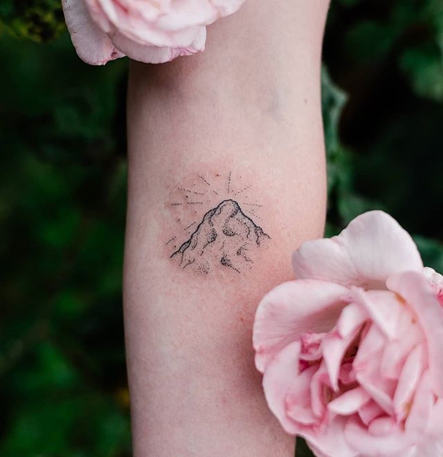 Mountain tattoo by mary sw campbell