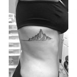 Mountains tattoo by audrey anderson