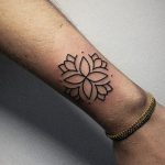 Oriental flower tattoo by sherin marie