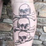 Skulls tattoo by sam rulz