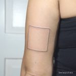 Square tattoo by beta