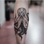Squid tattoo by jonas