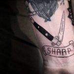Switchblade tattoo by kyle koko