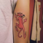 The pink panther tattoo