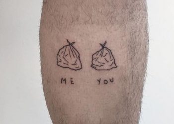 Trash bags tattoo bu matheus tomes