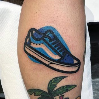 Vans shoe tattoo by mattia mambo
