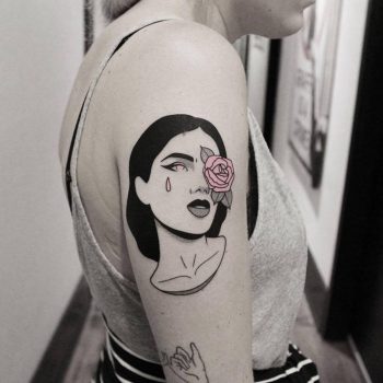 Woman tattoo by brendon welfare