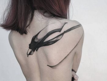 Abstract black tattoo by roman melni