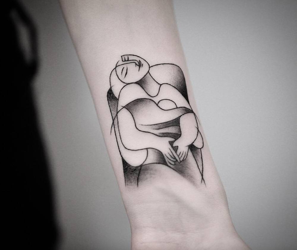 Abstract women tattoo by rob green