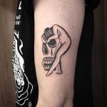 Ambiguous art style tattoo by Rafa Decraneo